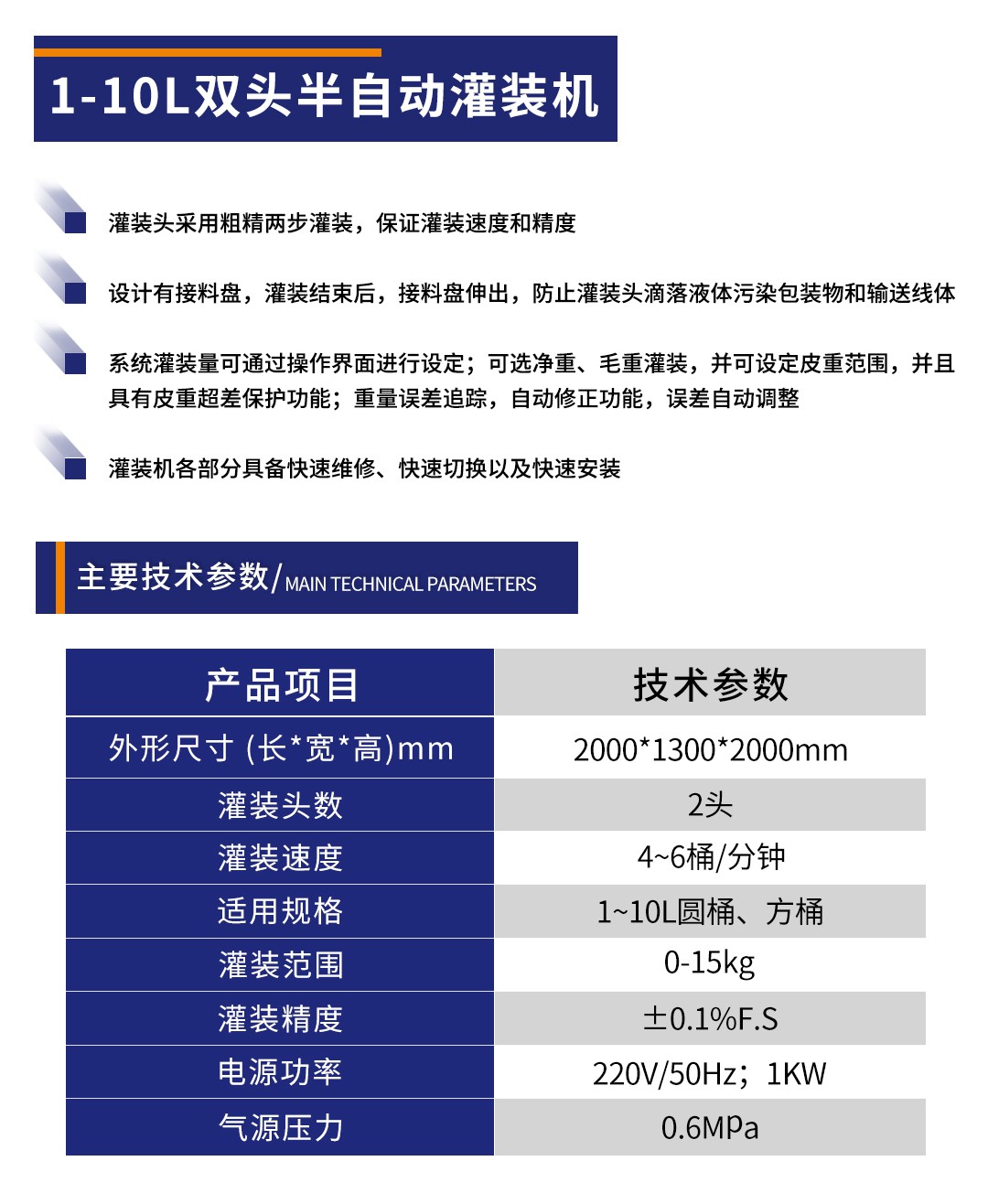 液体灌装机,称重灌装机,定量灌装机