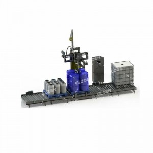 1000公斤IBC吨桶赛克输送机,双头称重式输送机